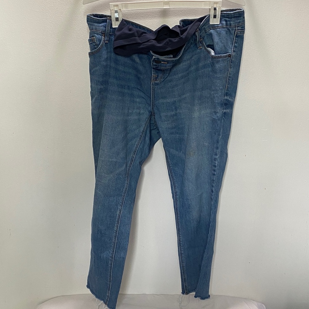 Old Navy Straight Leg Maternity Jeans Full Panel